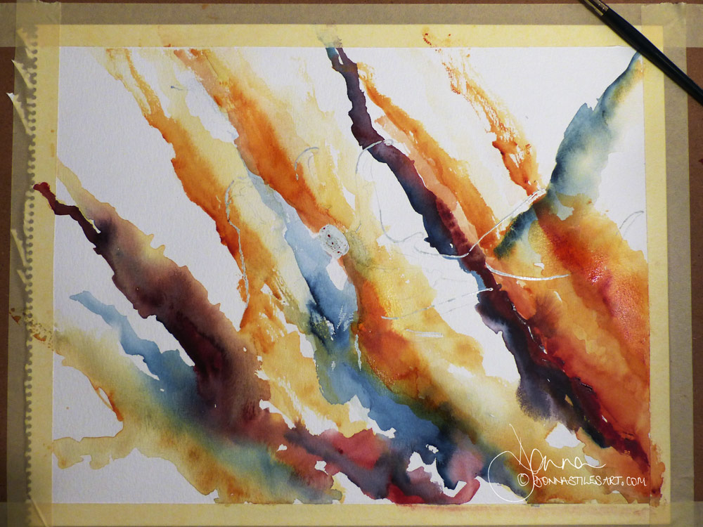 Second watercolour layer