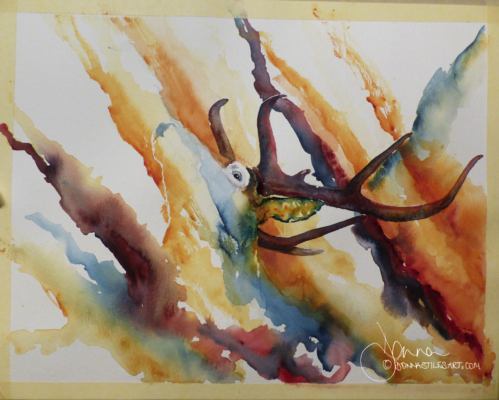 How to paint a stag