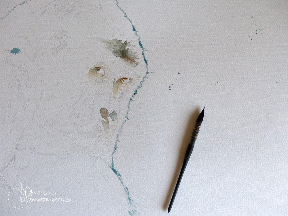 Gorilla painting