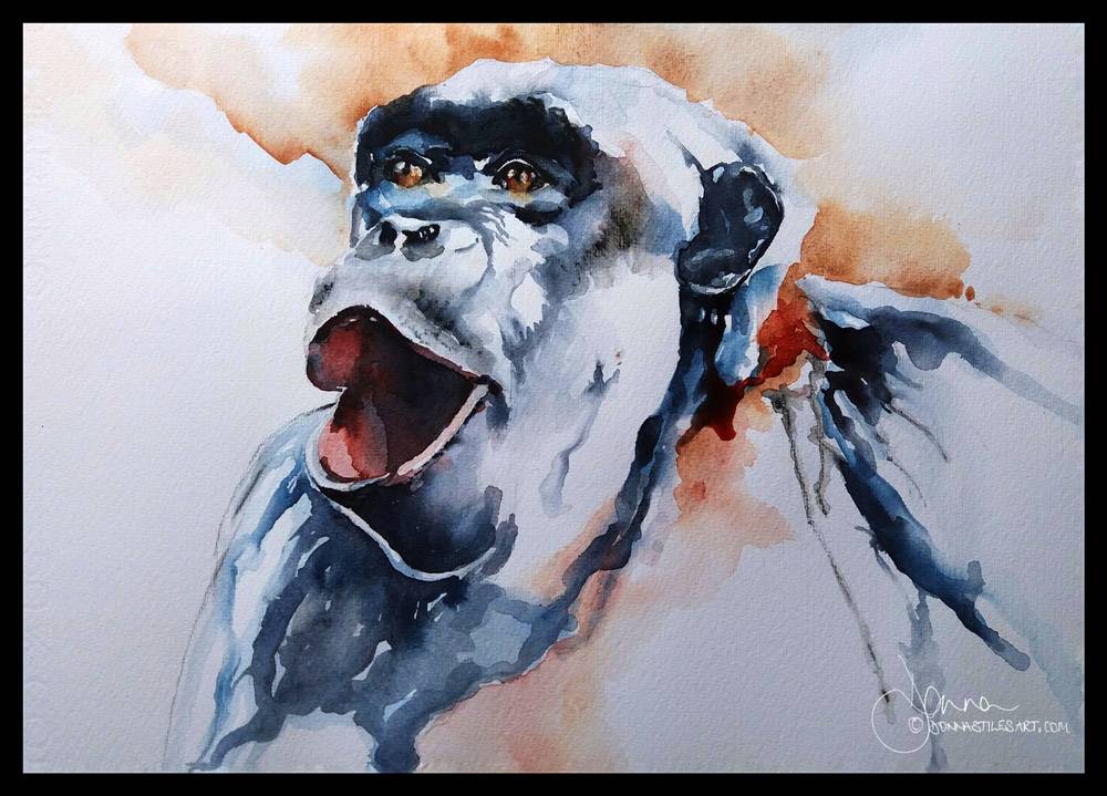 Watercolour portraits by Donna Stiles