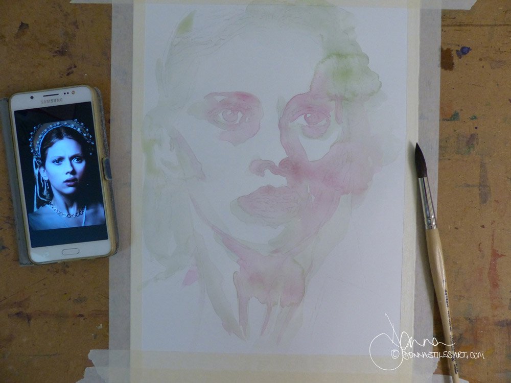 Watercolour portrait tips