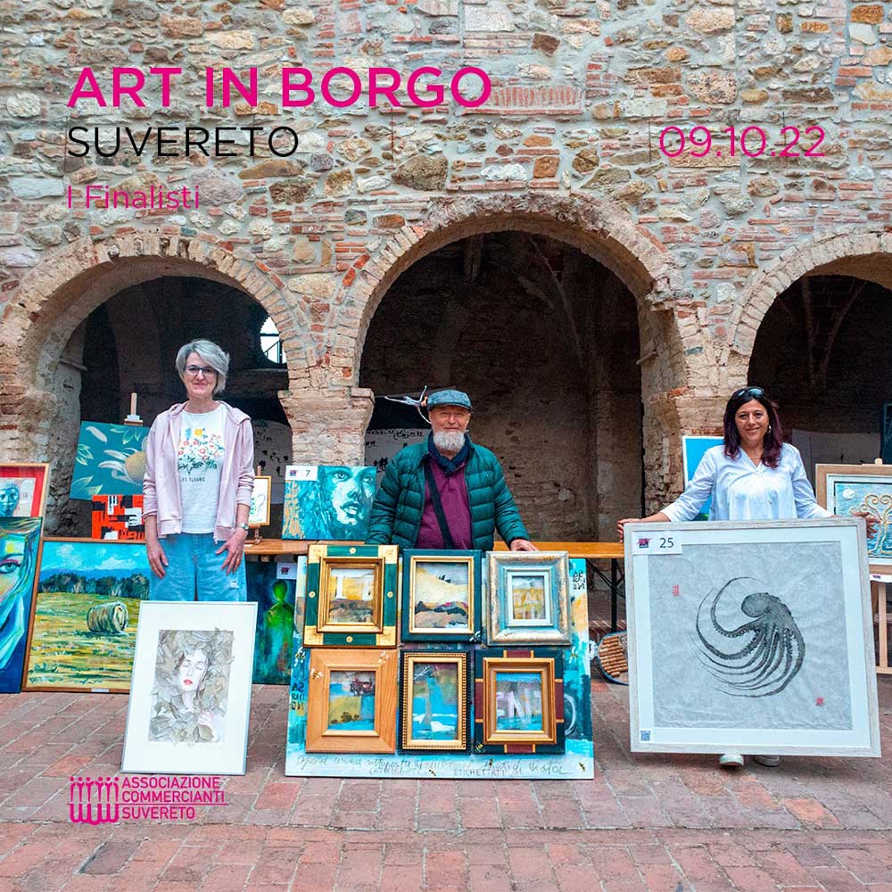 Art in Borgo Suvereto, Tuscany, Italy.